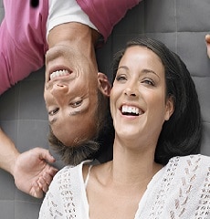 cheerful couple tax services